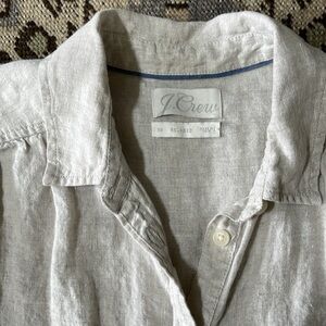 J Crew Baird McNutt relaxed linen shirt